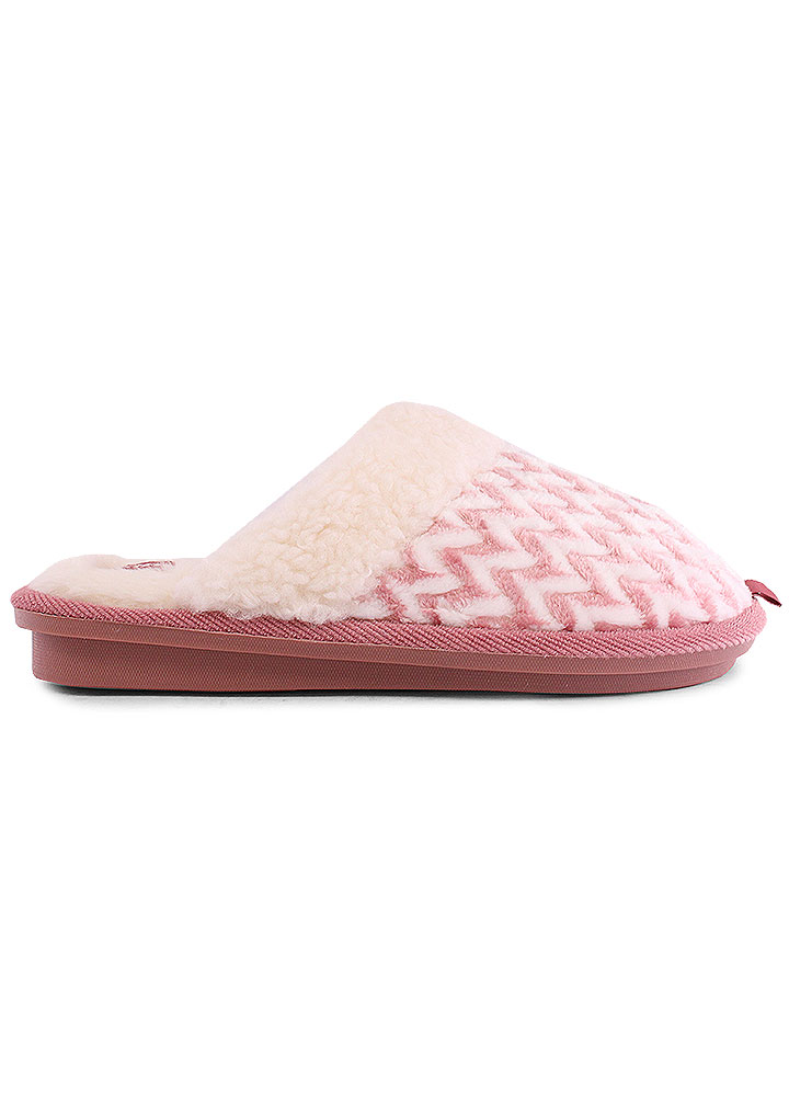 Γυναικεία Παντόφλα Ροζ Υφασμάτινη κωδ:MD1130