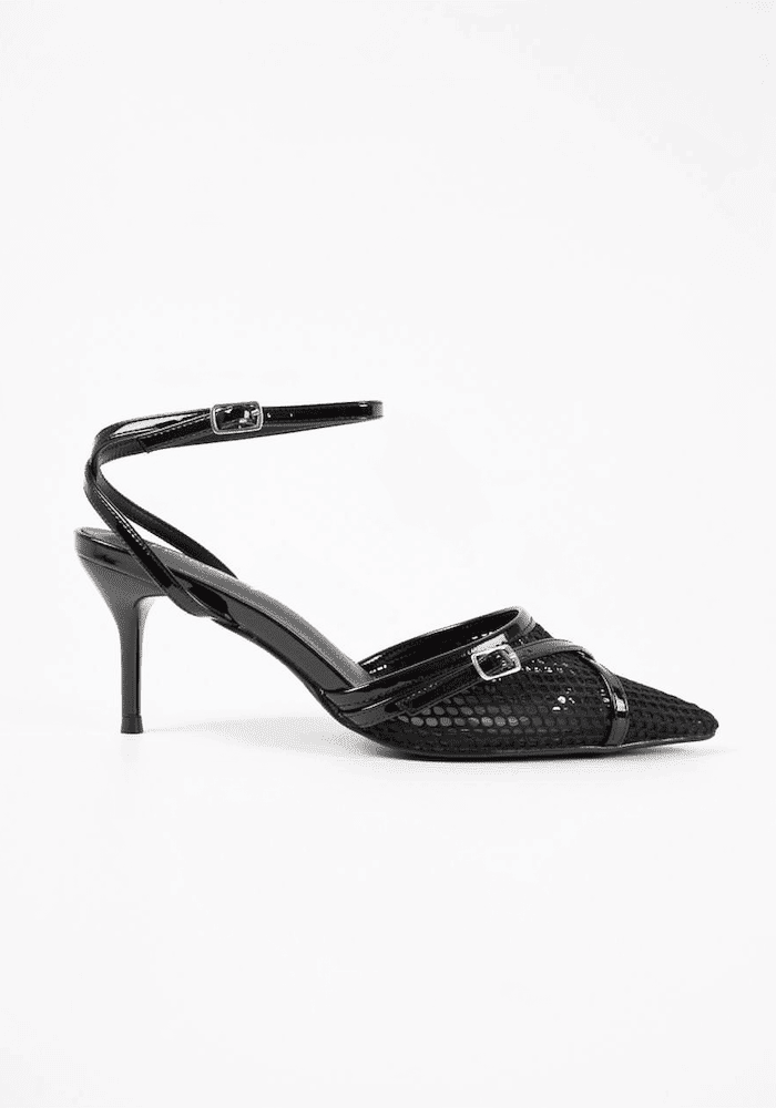 Γυναικεία Γόβα Μαύρο Δερματινη κωδ:3066