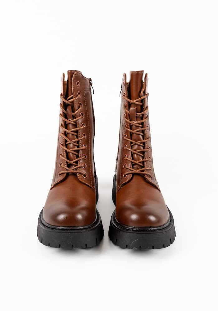 Γυναικείο Μποτάκι Καμελ κωδ:5830