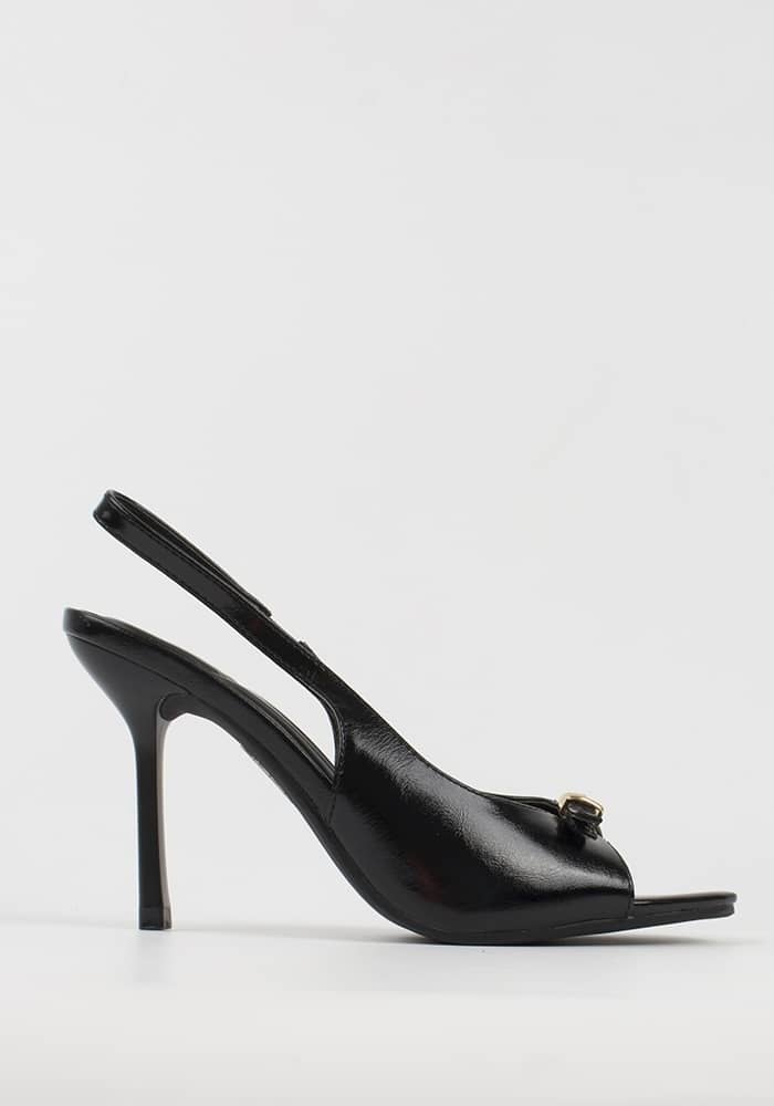 Γυναικείο SLINGBACK Πέδιλο Μαύρο κωδ:9896-1
