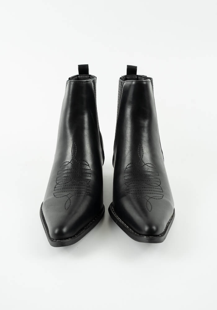 Γυναικείο Μποτάκι Μαύρο κωδ:CYM033