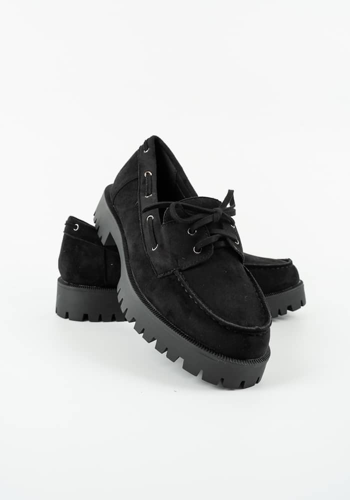 Γυναικείο Loafer Μαυρο Δερματίνη κωδ:D8435