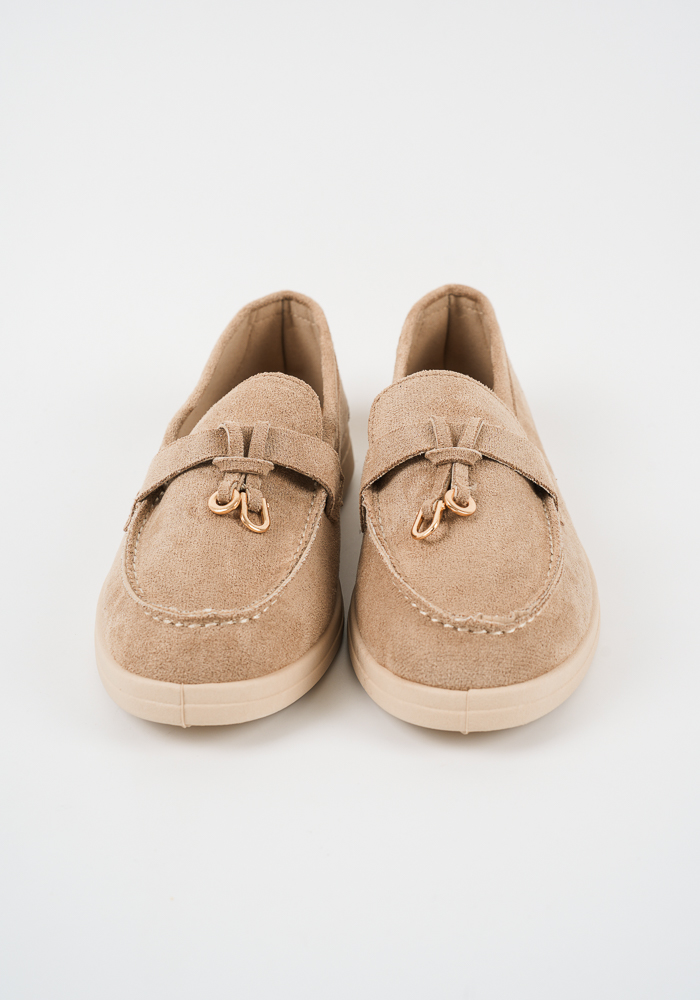 Γυναικείο Μοκασινι Χακί Suede κωδ:SQ-701