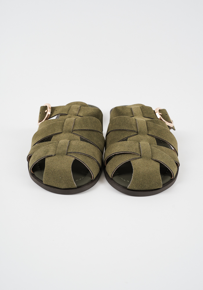 Γυναικείο Σανδάλι Πράσινο κωδ:DM508