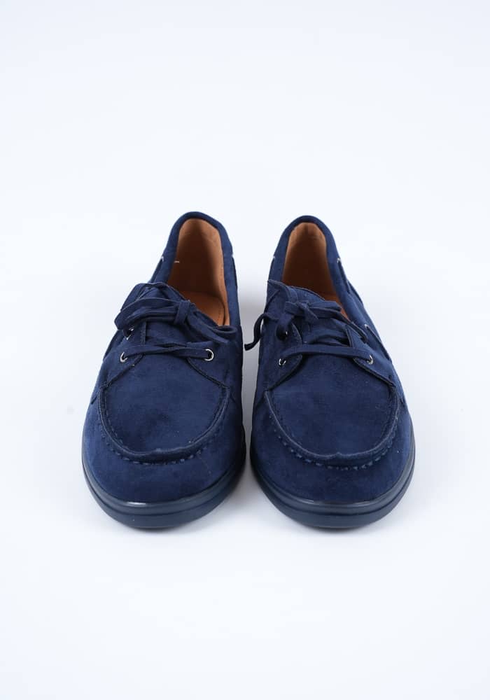 Γυναικείο Μοκασινι Μπλε Suede κωδ:AC7-XX8650-11