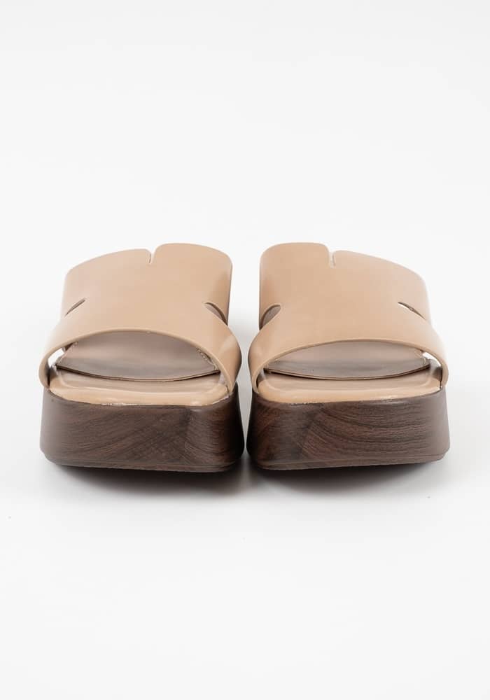 Γυναικειο Flatform Χακι κωδ:OL-57