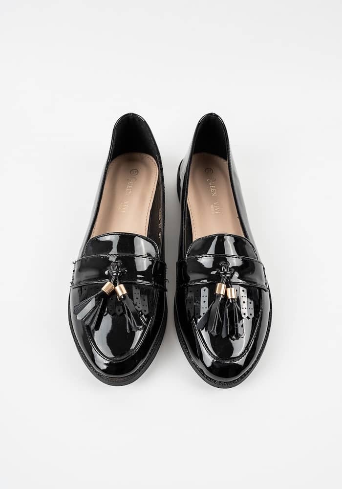 Γυναικείο Loafer Μαυρο Δερματίνη κωδ:3305-17