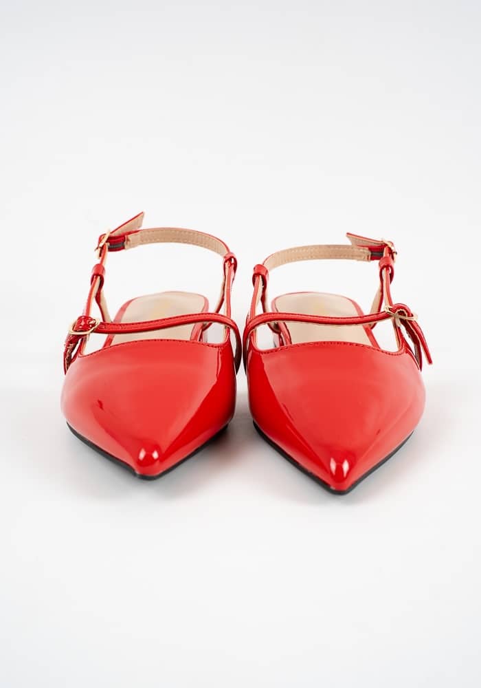 Γυναικεία SLINGBACK Κόκκινη κωδ:AB8B-P25009-19