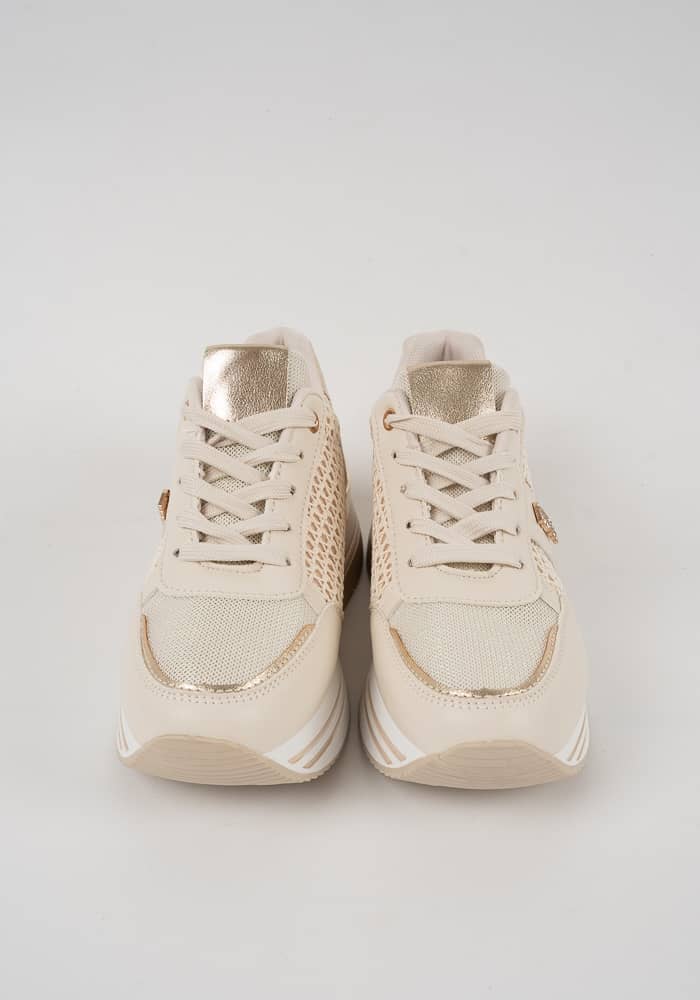 Γυναικείο Αθλητικό Παπούτσι Μπεζ κωδ:YY-287