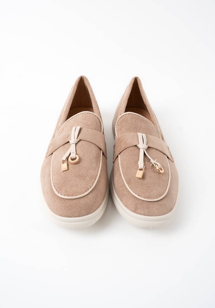 Γυναικείο Μοκασινι Χακι Suede κωδ:GO-283