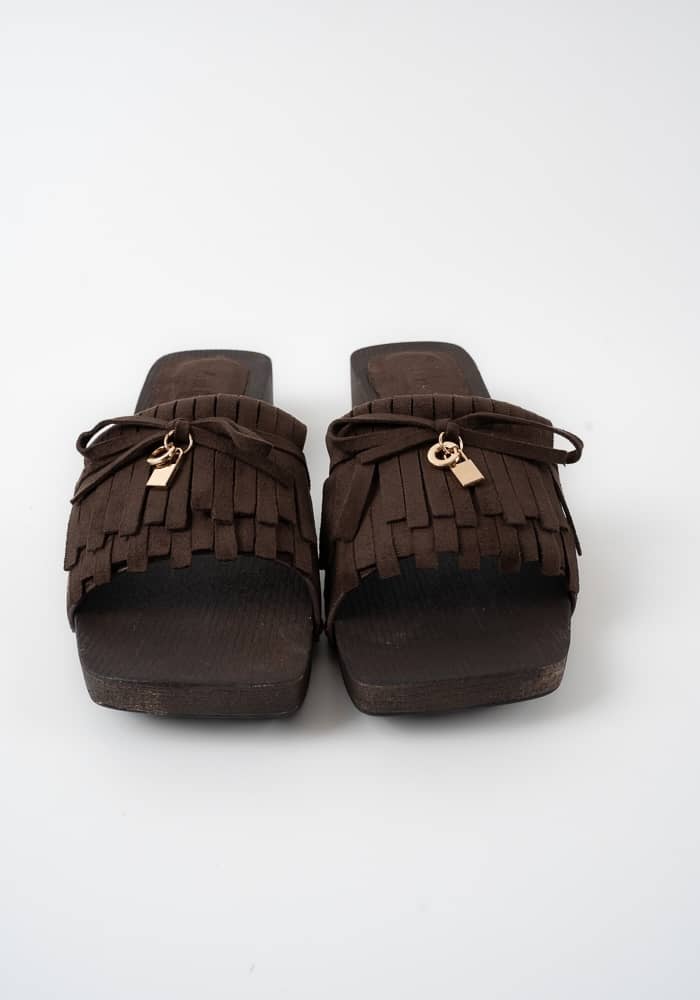 Γυναικείο Clogs Καφέκωδ:D-110