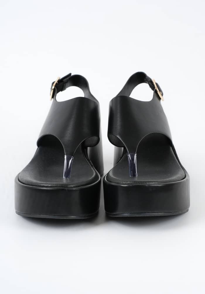 Γυναικειο Flatform Μαυρο Δερματινη κωδ:JD953-16
