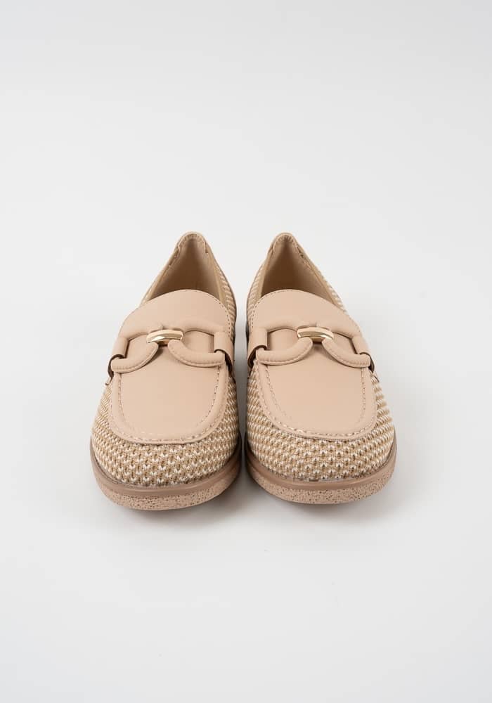 Γυναικείο Loafer Μπεζ  κωδ:HS2