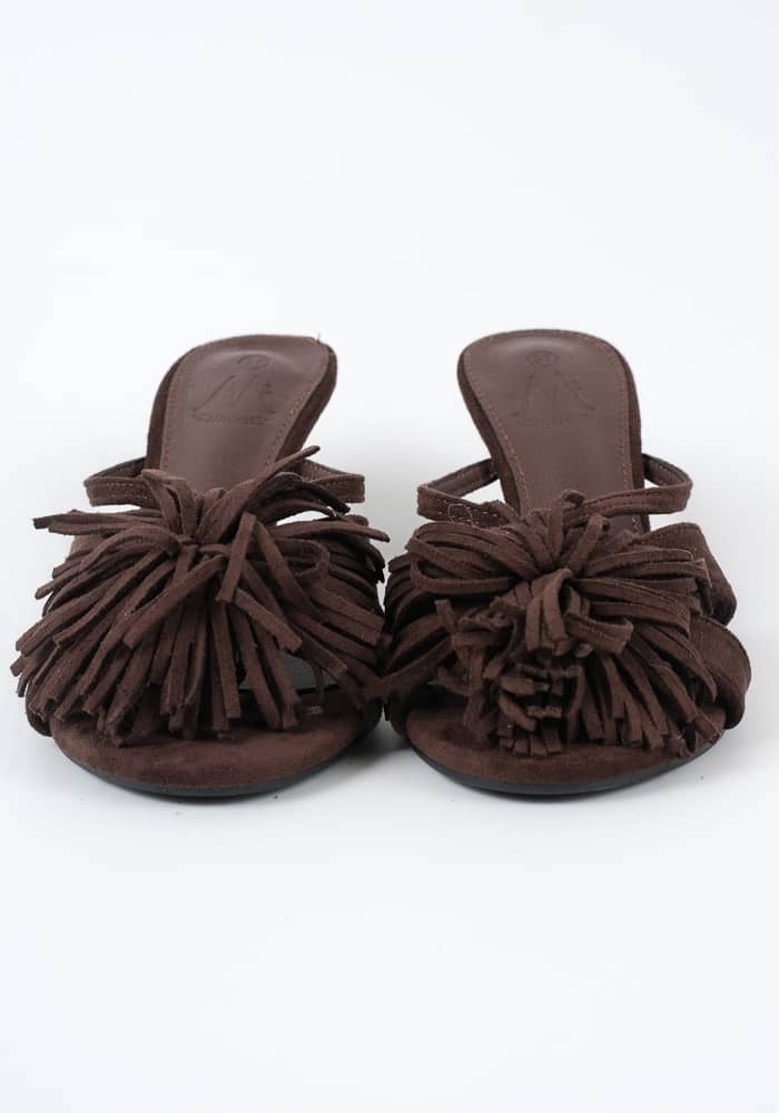 Γυναικείο Mule Καφε κωδ:P69-30