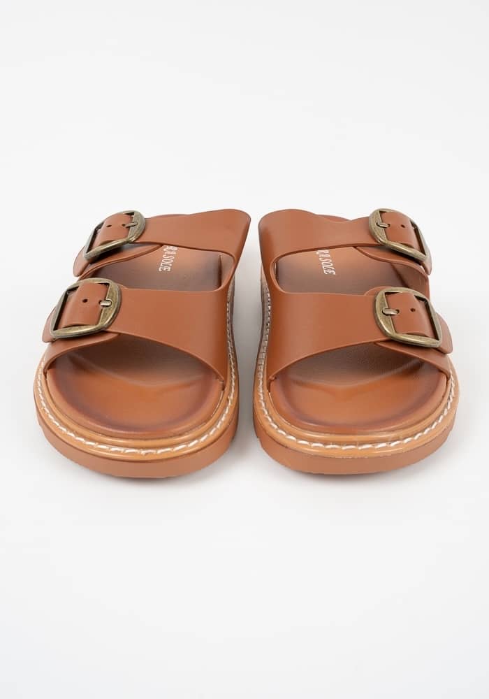 Γυναικειο Flatform Κάμελ κωδ:TH-77