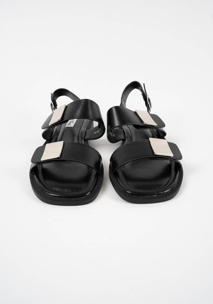 Γυναικειο Σανδάλι Μαυρο Δερματινη κωδ:MS105