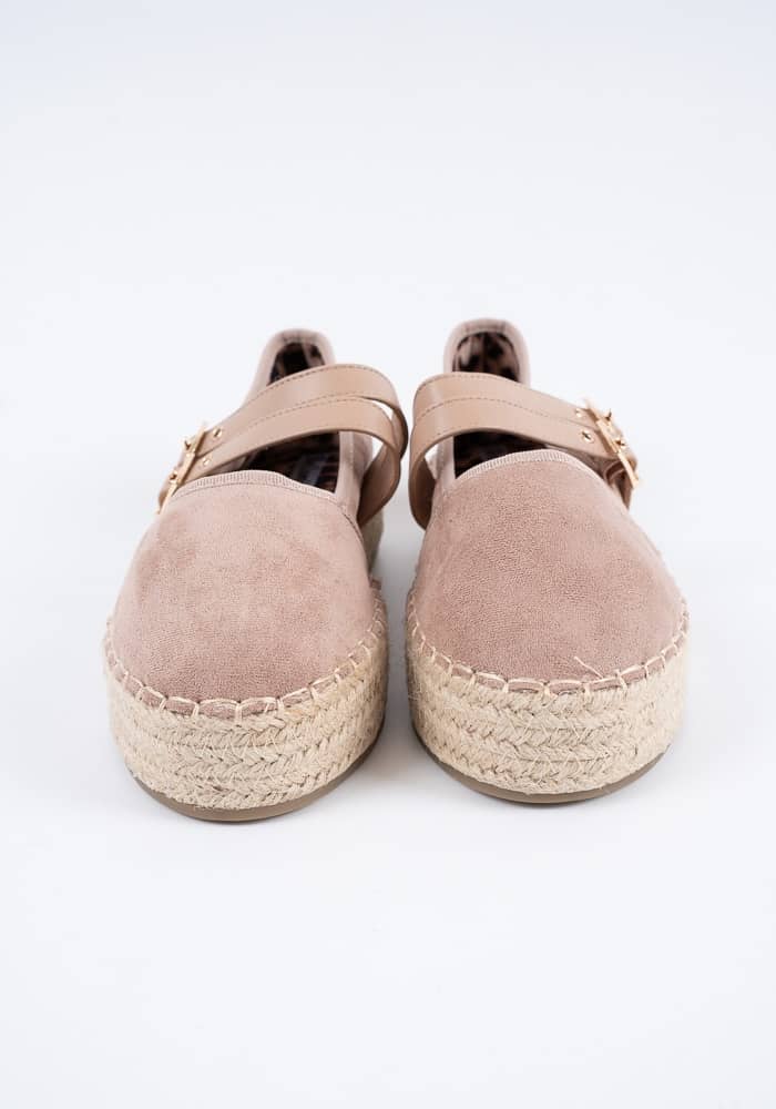 Γυναικεία Εσπαντρίγια Χακί Suede κωδ:2768CW