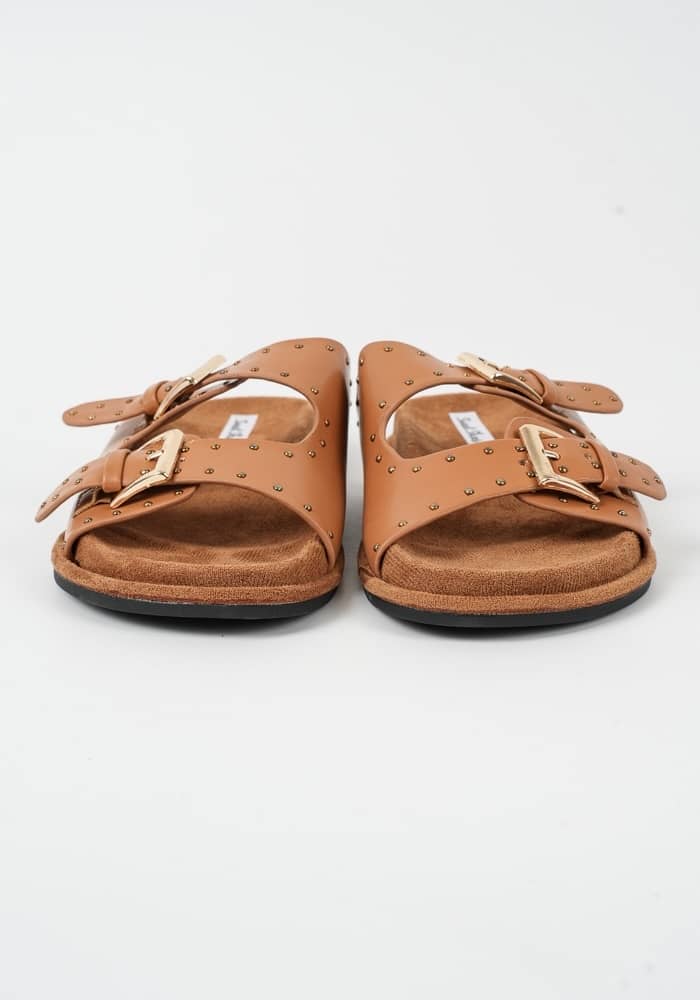 Γυναικειο Flatform Καμελ Δερματινη κωδ:2784