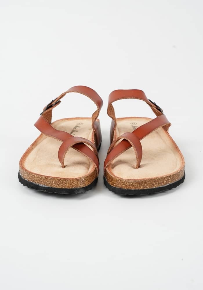 Γυναικείο Flatform Καμελ Δέρμα κωδ:CM-213