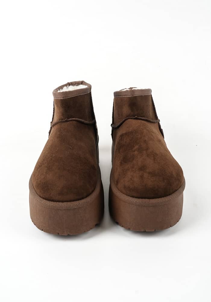 Γυναικείο Μποτάκι Καφε κωδ:LT33-43
