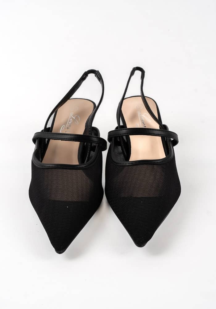 Γυναικεία Γόβα Μαυρο Δερματίνη κωδ:3202