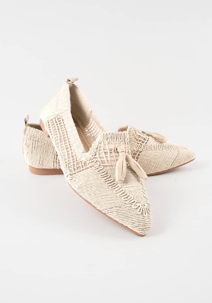 Γυναικείο Μοκασίνι  Μπεζ Δερματίνη κωδ:E5528