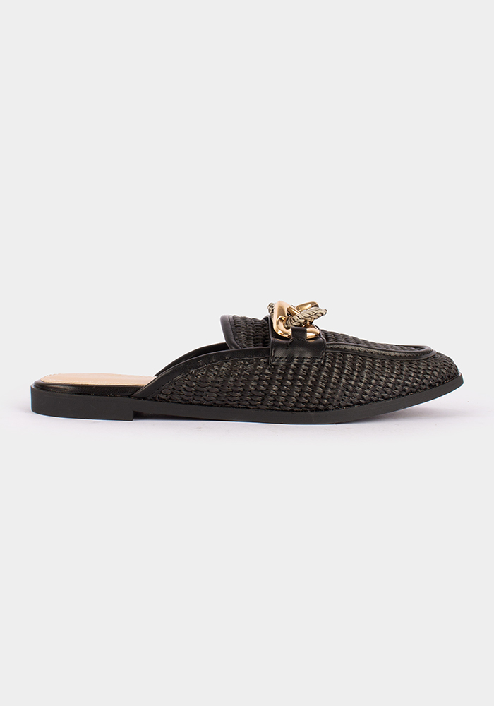 Γυναικείο Mule Μαυρο Δερματινη κωδ:MS8088