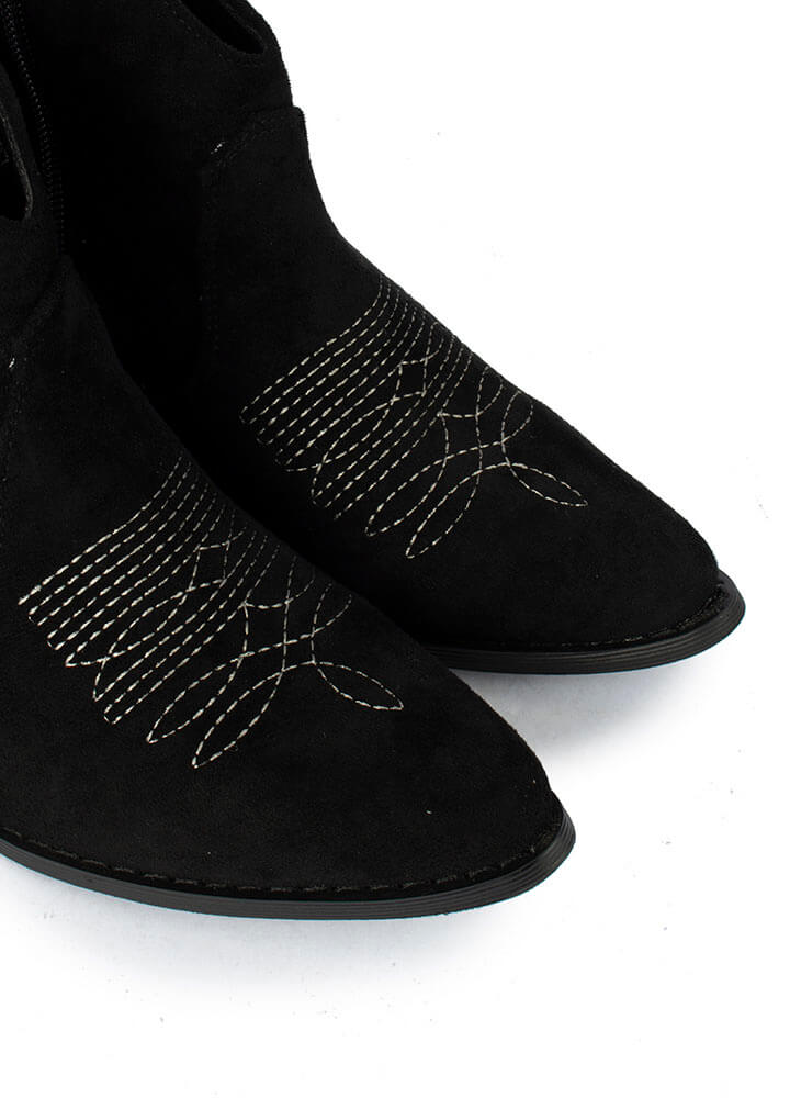 Γυναικείο Μποτακι Μαυρη suede κωδ:CYM029